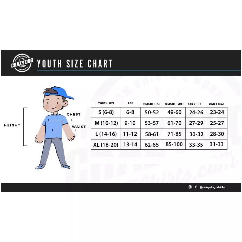 Crazy Dog Youth Halloween Pumpkin Face T-Shirt – Funny Graphic Tee for Kids Trick-or-Treat Costume | AmazPromo