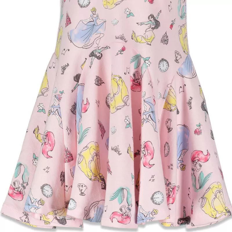 Disney Princess Toddler Dress for Girls – Frozen, Ariel, Cinderella & Belle Short Sleeve Christmas extra image