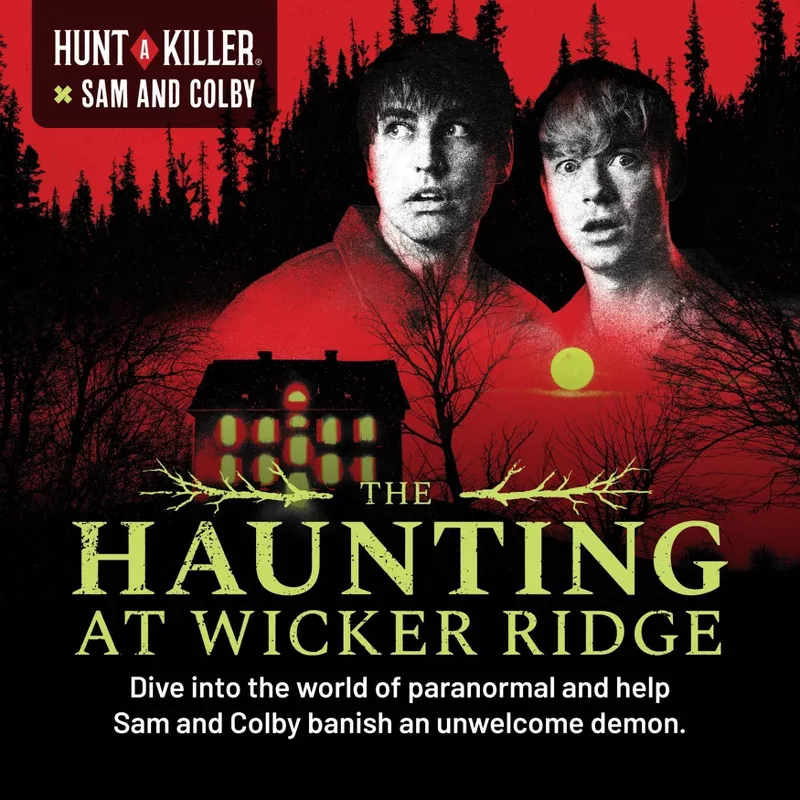 Hunt A Killer x Sam and Colby: The Haunting at Wicker Ridge Paranormal Mystery Board Game – Interact | AmazPromo