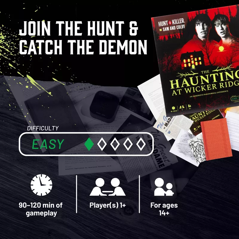 Hunt A Killer x Sam and Colby: The Haunting at Wicker Ridge Paranormal Mystery Board Game – Interact extra image