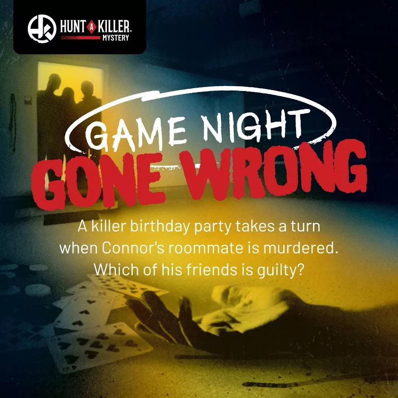 Hunt A Killer Game Night Gone Wrong Murder Mystery Board Game – Immersive True Crime Detective Game | AmazPromo