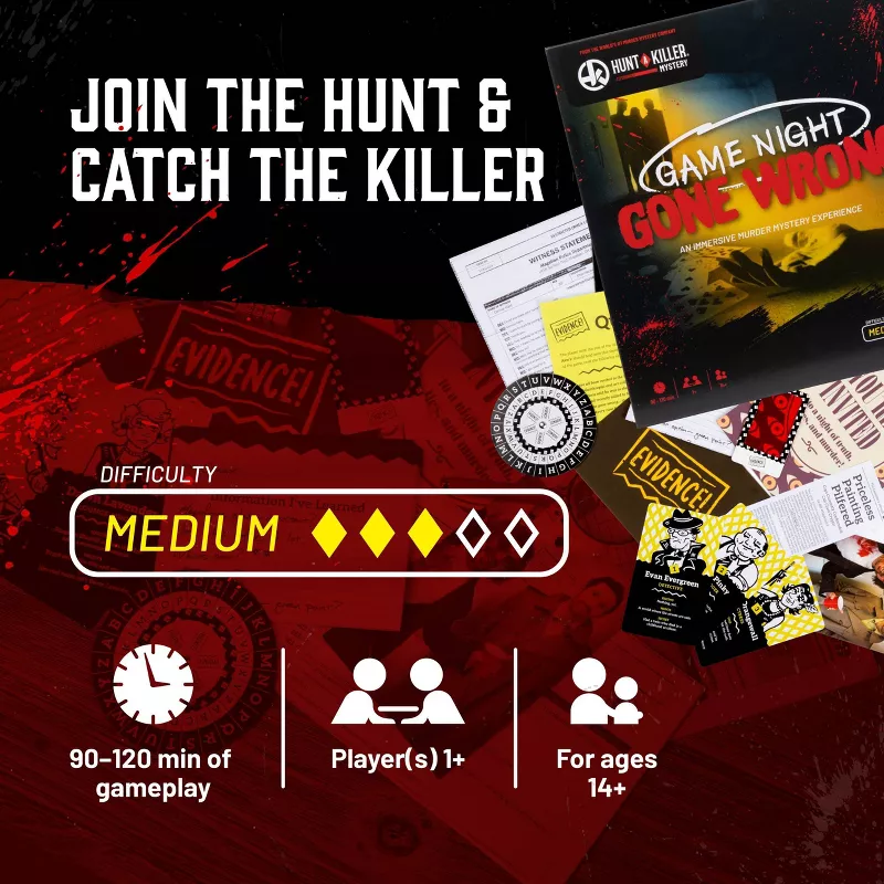 Hunt A Killer Game Night Gone Wrong Murder Mystery Board Game – Immersive True Crime Detective Game extra image