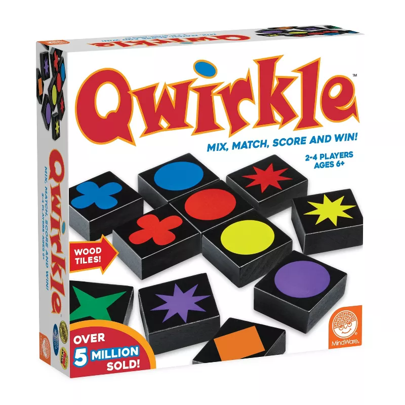 Qwirkle Board Game by MindWare – Award-Winning Family Strategy Game with 108 Wooden Tiles, Easy to L | AmazPromo
