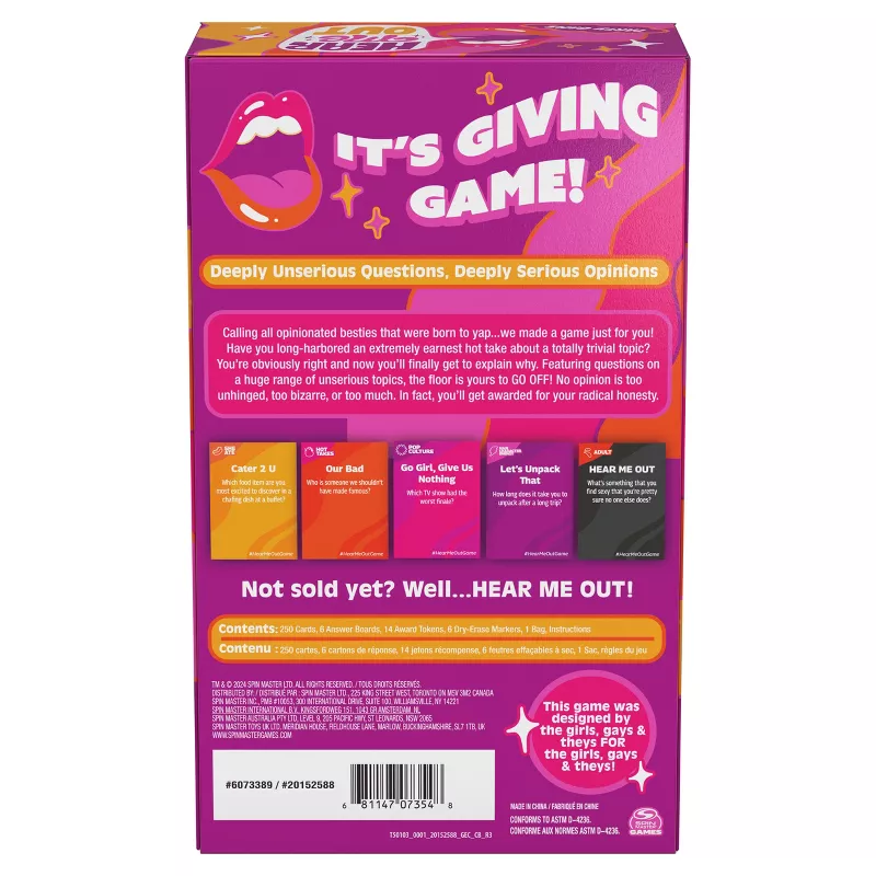 Spin Master Hear Me Out Card Game – Hilarious Adult Party Game for Hot Takes, Girls’ Night, Bachelor | AmazPromo