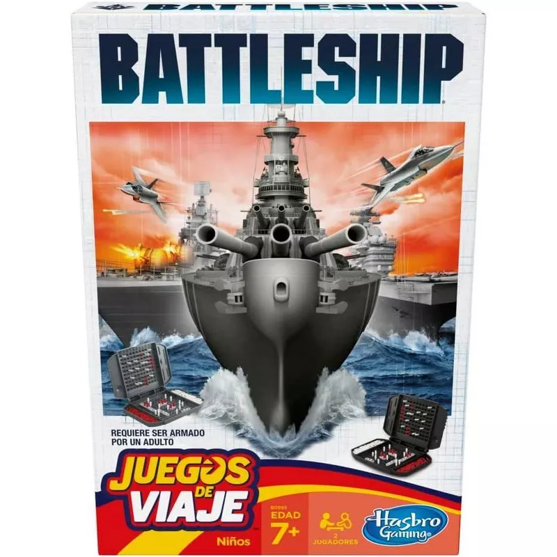 Hasbro Gaming Battleship Grab & Go Travel Game – Compact Portable Strategy Board Game for Kids & Adu | AmazPromo
