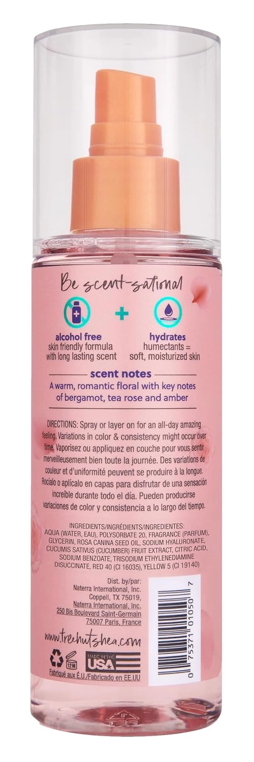 Tree Hut Moroccan Rose Fragrance Mist, Refreshing Body Spray & Body Mist | AmazPromo