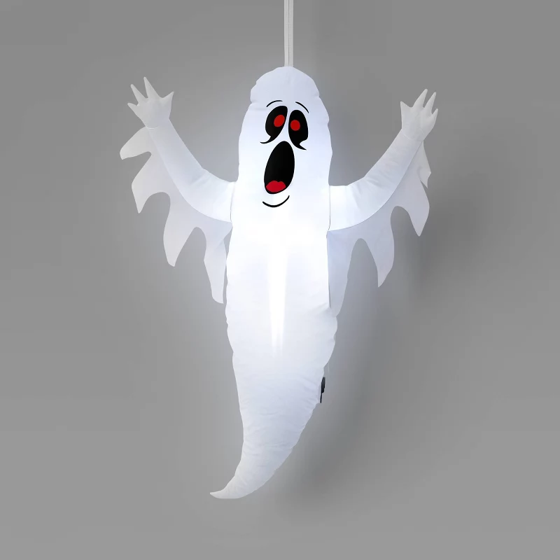 3.5FT Hanging Ghost Inflatable Halloween Yard Decoration – Spooky Outdoor Light-Up Prop extra image