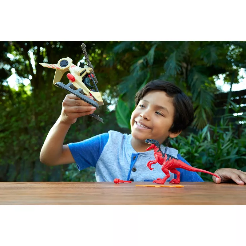 Jurassic World Legacy Collection Chopper Chase Pack – Dinosaur Playset with Helicopter extra image