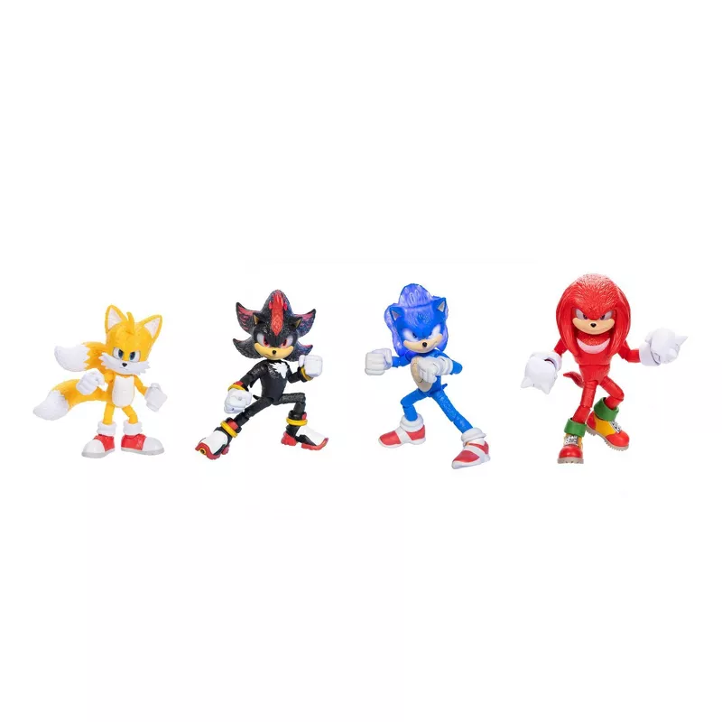 Sonic the Hedgehog 3 Movie 5-Inch Action Figure 4-Pack with Light-Up Sonic & Shadow extra image