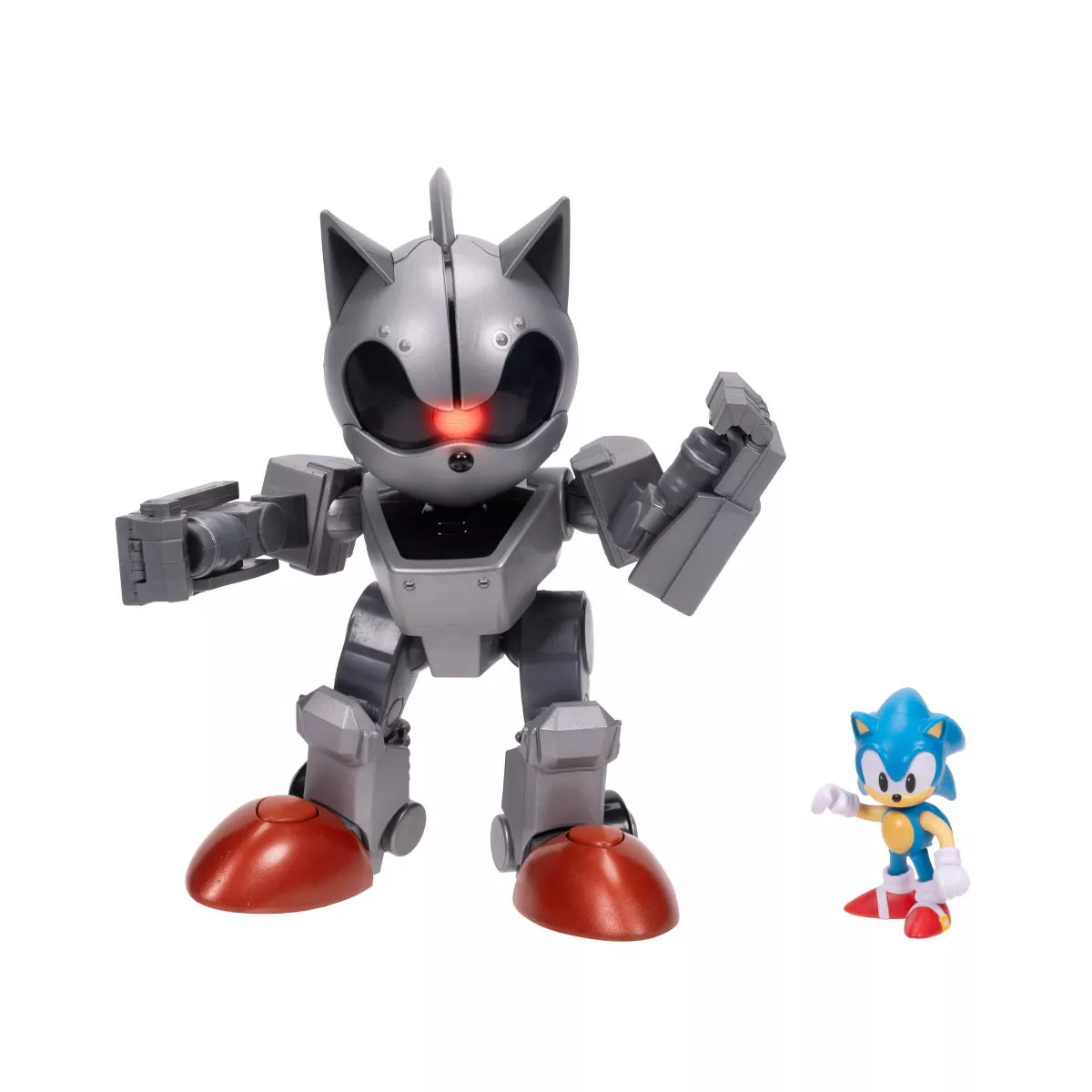 Sonic the Hedgehog Giant Mecha Sonic vs Sonic Action Figure Battle Set with Lights & Sounds – 8 extra image