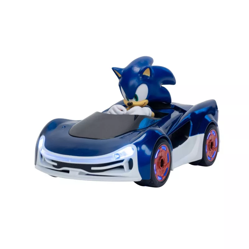 Sonic the Hedgehog Speed Star RC Drift Car with Lights & 360° Spins – Remote Control | AmazPromo