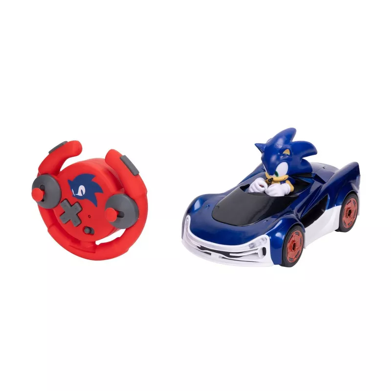 Sonic the Hedgehog Speed Star RC Drift Car with Lights & 360° Spins – Remote Control | AmazPromo