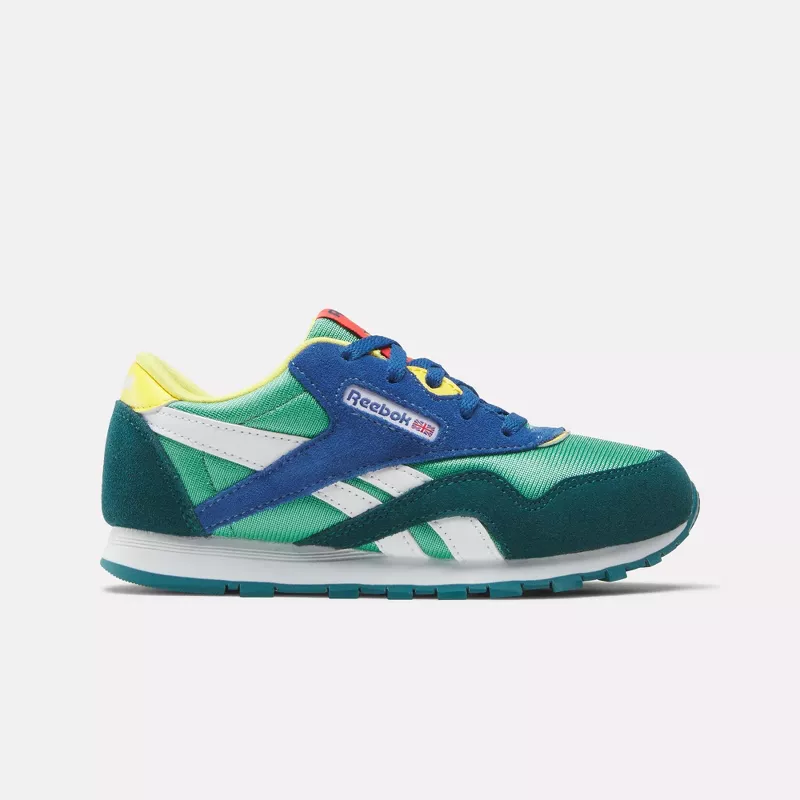 Reebok Kids Classic Nylon Sneakers – Lightweight Running Shoes for Little Boys extra image