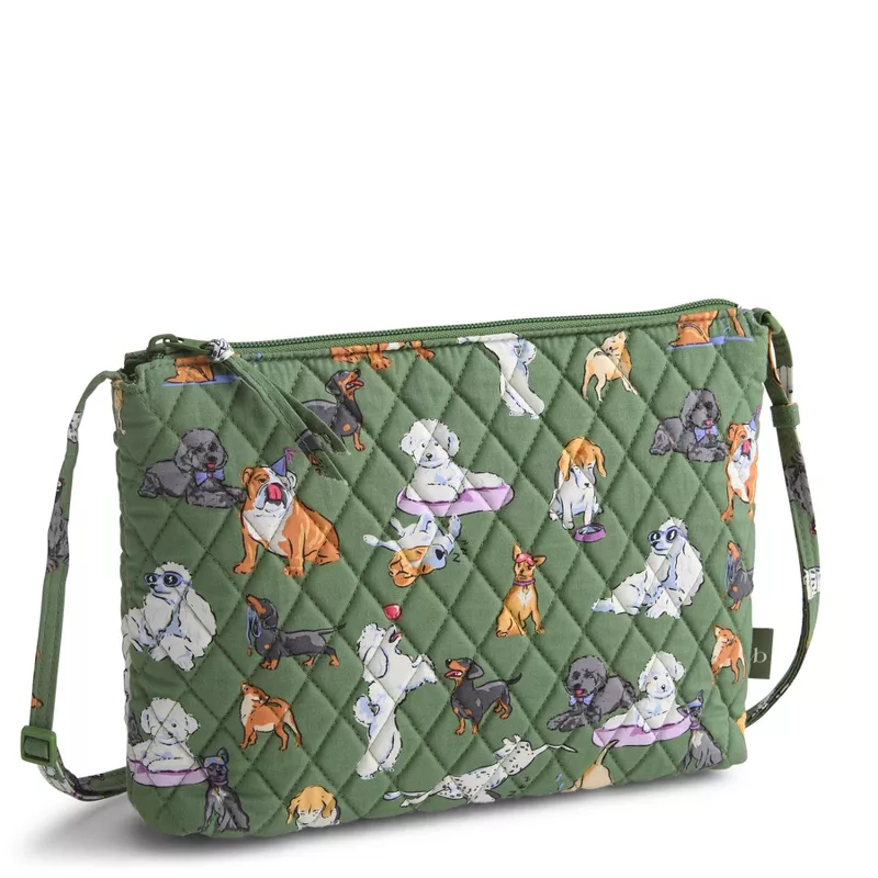 Vera Bradley Large Hipster Crossbody Bag for Women – Lightweight Cotton Travel Purse | AmazPromo