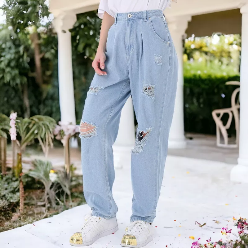 Anna-Kaci Women's High Waisted Wide Leg Denim Jeans – Loose Fit Vintage | AmazPromo